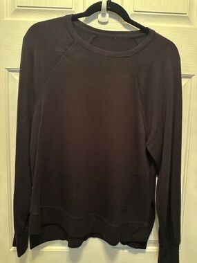 JoyLab Long Sleeve Tee - Black Side Slits Boxy Dolman Sleeves Wardrobe Basic